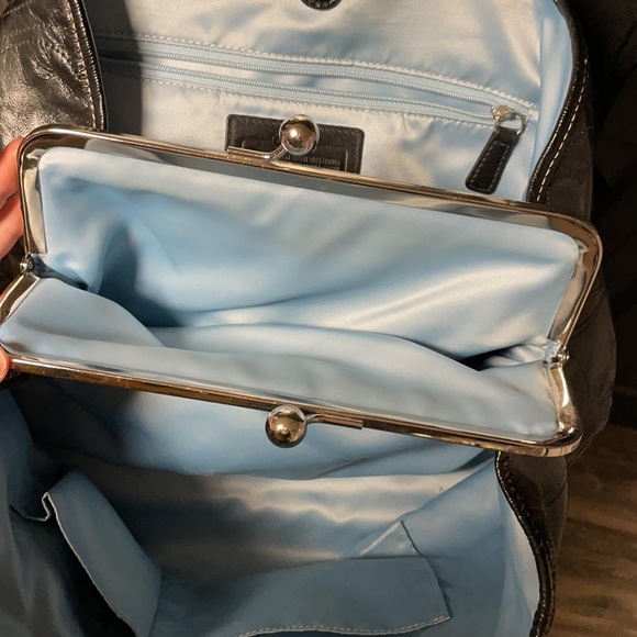 Coach Signature Stitched Patent Leather Logo Bag - Picture 5 of 17